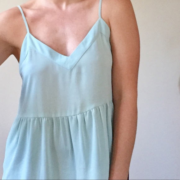 ASOS Tops - ASOS Light Blue Silk Style Camisole Tank Top